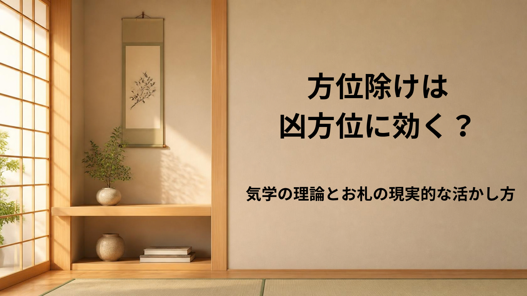 方位除けや方災解除のご祈祷が凶方位に与える効果を解説するアイキャッチ画像