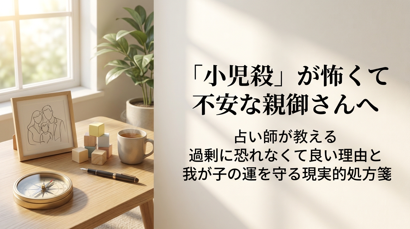 小児殺が怖くて悩む親御さんに向け過剰に心配しなくて良い理由と子どもの運を守る方法を解説するアイキャッチ画像