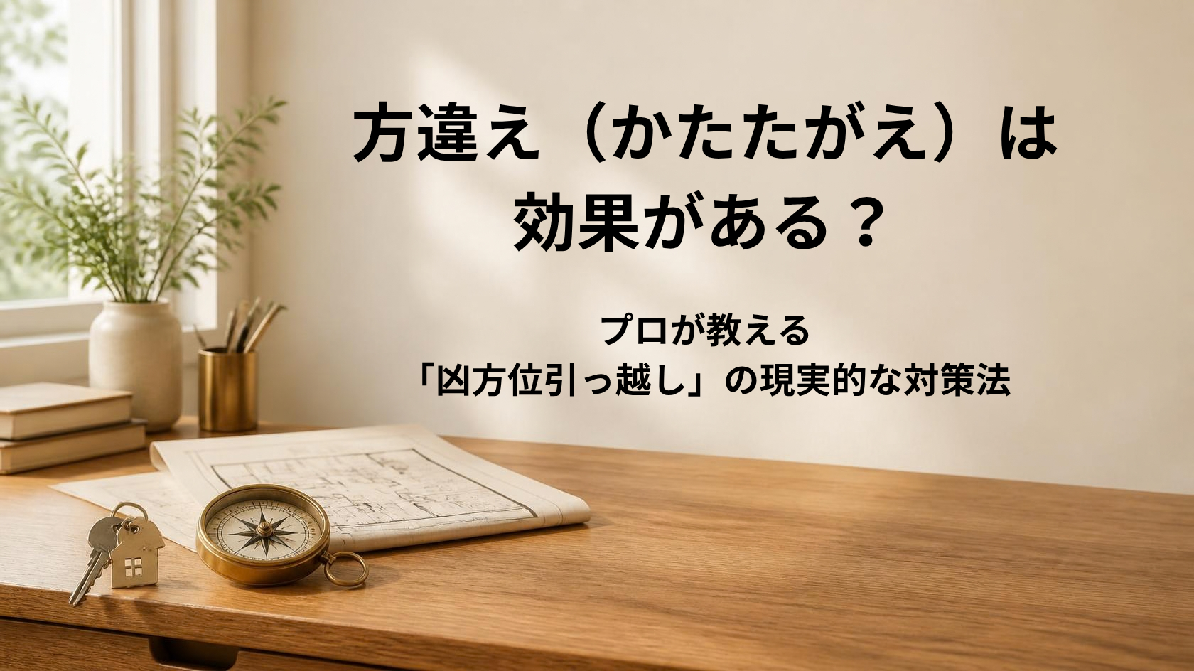 凶方位引っ越しにおける方違えの効果と現実的な対策を解説するアイキャッチ画像