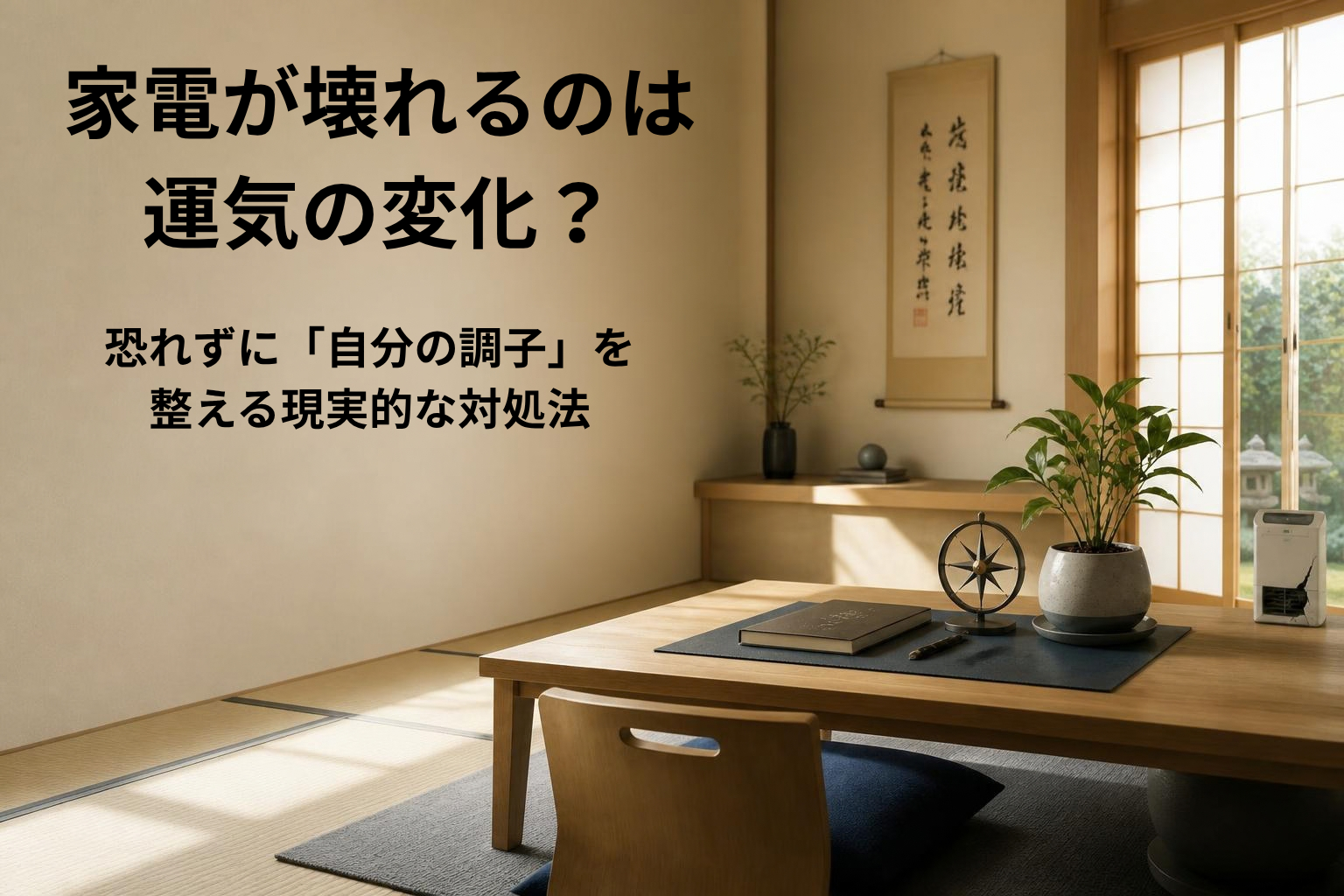 家電が壊れる理由と運気の変化を解説するアイキャッチ画像